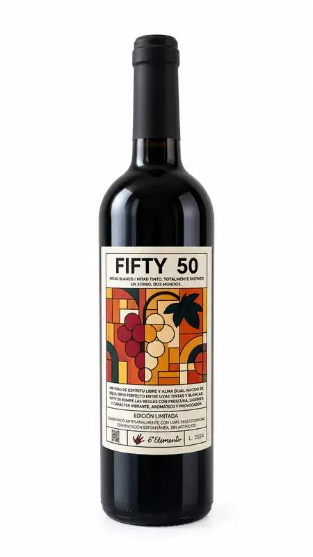 Vino Tinto Fifty 50 D.O. 75cl