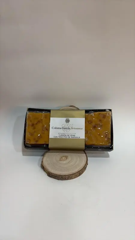 Turrón de Yema Tostada con Naranja Coloma García
