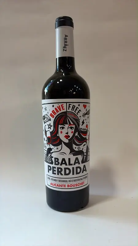 Vino Tinto Bala Perdida Alicante Bouschet D.O. Alicante 75cl