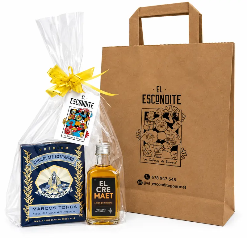 Bolsa Gourmet Cremaet Valenciano y Chocolate