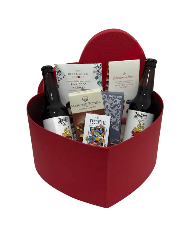 Caja de Regalo con Forma de Corazón para San Valentín / Aniversarios