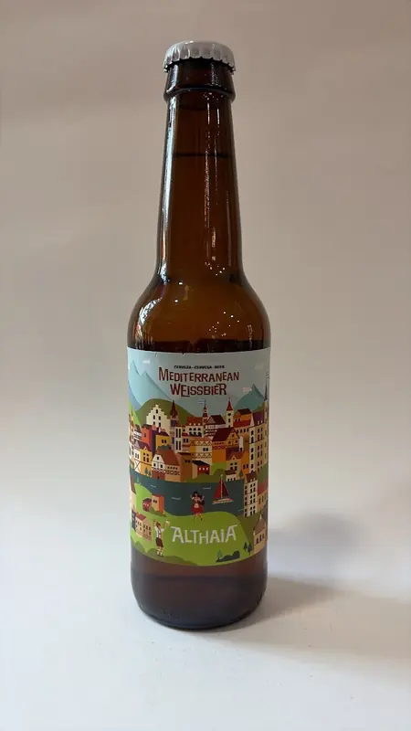 Cerveza Artesanal de Trigo Althaia Mediterranean Weissbier 33cl